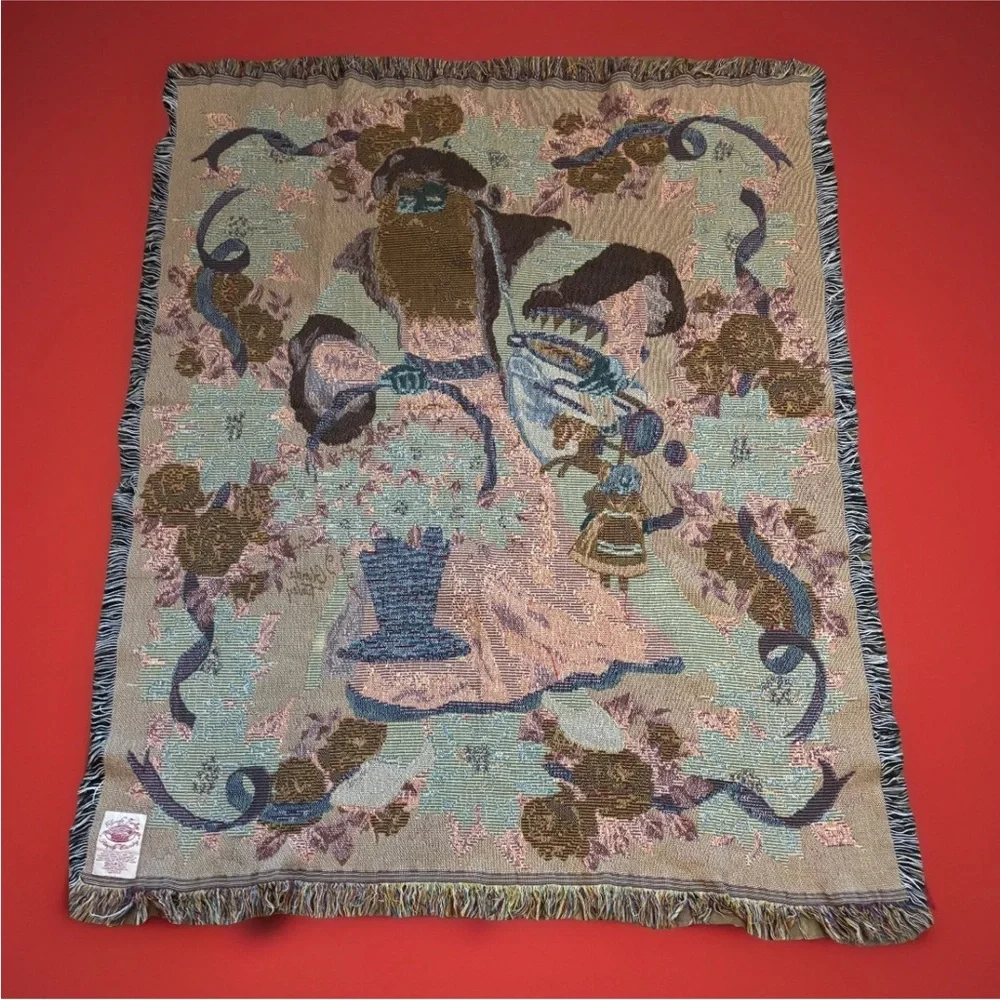 Festive Santa Holiday Throw